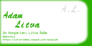 adam litva business card